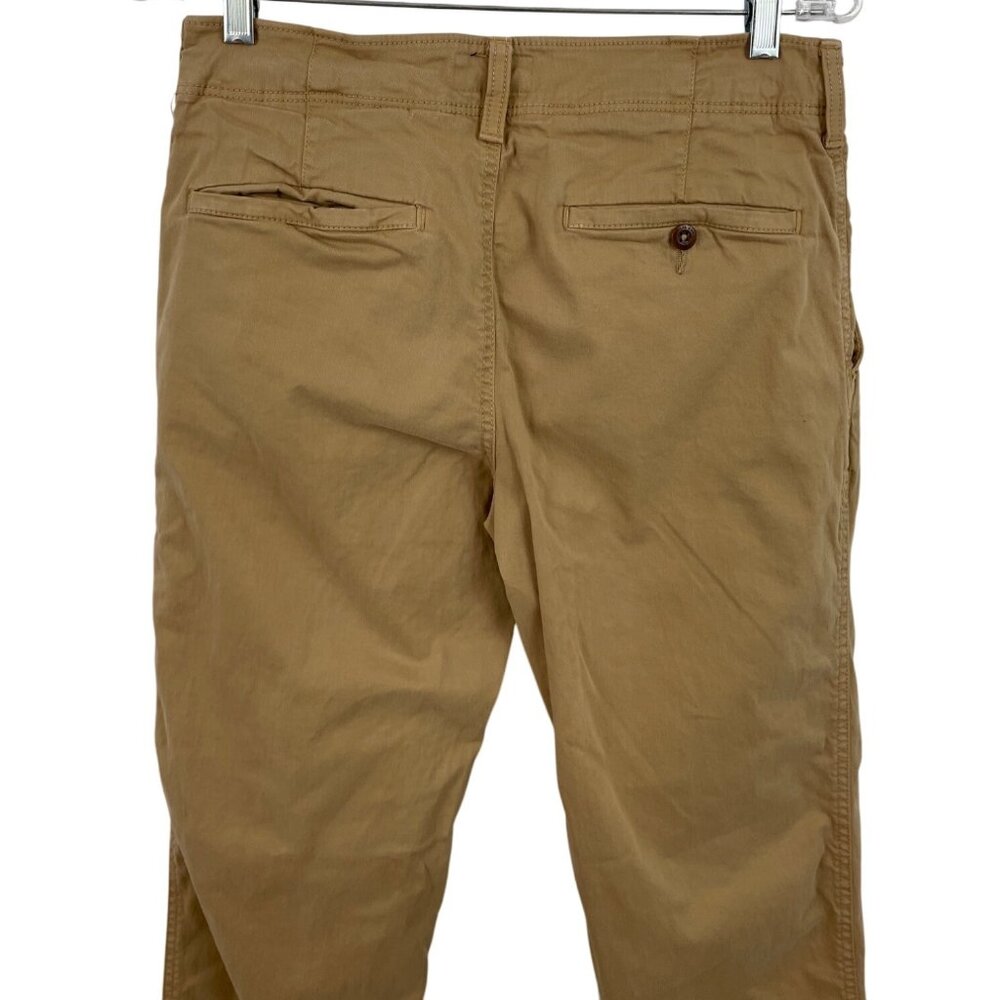 American Eagle Extreme Flex Original Straight Brown Chino Pants Mens Size 30x34 - Picture 6 of 9